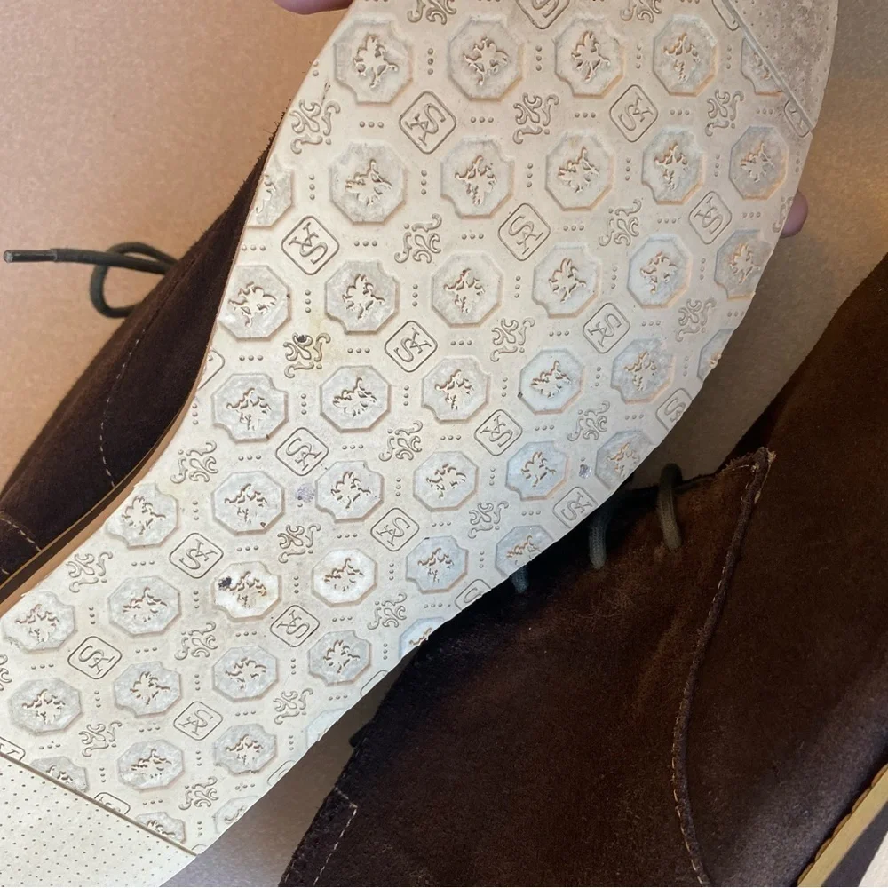 Stacy Adams Dark Brown Suede Chukka Style Boots
